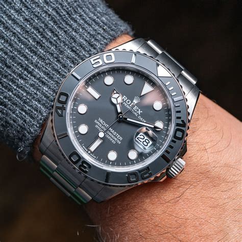 rolex yacht master black|yacht master titanium 2023.